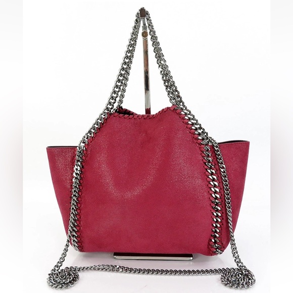 Stella McCartney Red Chain Tote Bag with Dust bag and small pouch - Picture 2 of 15